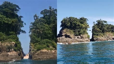 Ilha brasileira em formato de coração pode ter a menor praia do mundo