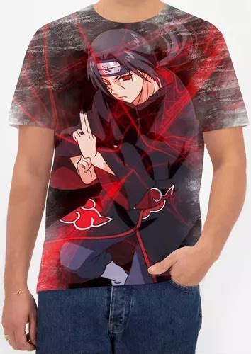 Camiseta Camisa Desenho Itachi Uchiha Naruto Akatsuki 35 à venda em