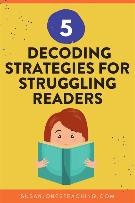 5 Decoding Strategies For Beginning Readers Susan Jones Teaching