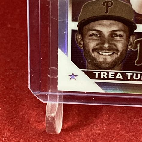 Trea Turner Sp Topps Chrome Sepia Parallel Mlb Card Philly