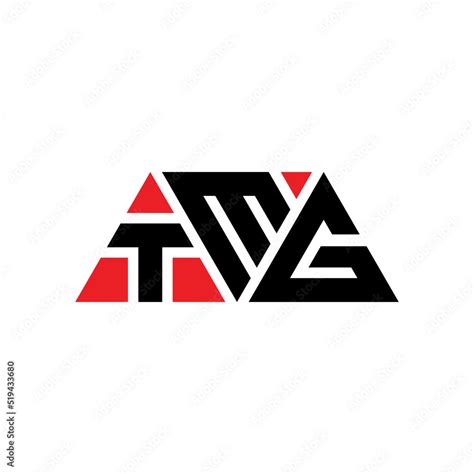 TMG triangle letter logo design with triangle shape. TMG triangle logo ...