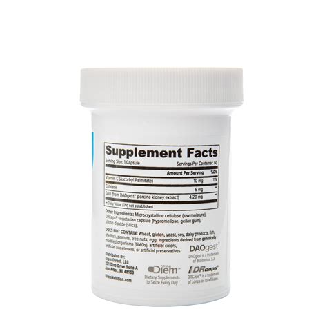 Histamine Digest (Umbrellux DAO2) 60c Diem Labs - Arcana Empothecary