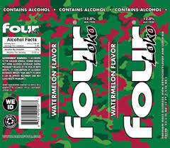 Photo Of Four Loko Watermelon Beer Label