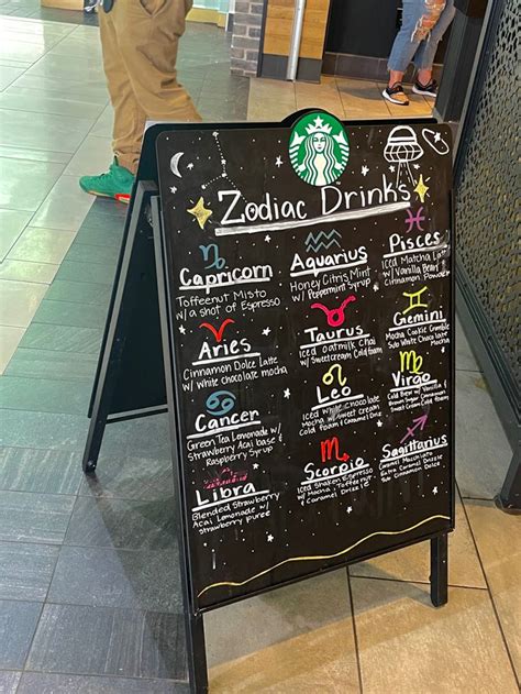 Starbucks Zodiac Signs Starbucks Secret Menu Drinks Starbucks Drinks