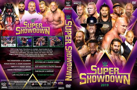 Wwe Super Showdown 2019 Dvd Cover By Chirantha On Deviantart