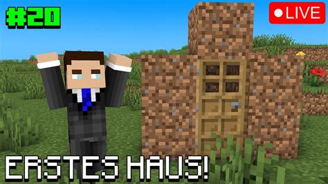 Ich Baue Mein ERSTES HAUS In MINECRAFT Minecraft Wasser Insel 19