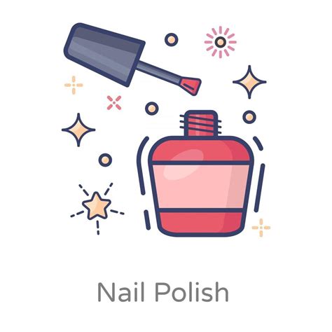 Nail Polish Bottle 2591236 Vector Art At Vecteezy