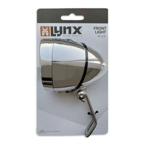 Lynx Koplamp Retro Reflex Lux Chroom Fietsonderdelen Outlet