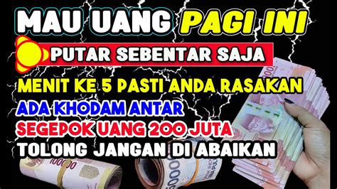 Spesial Sabtu Pagi Doa Penarik Rezeki Doa Pemanggil Rezeki Sangat