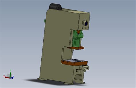 T80冲床图纸solidworks 2010模型图纸下载 懒石网