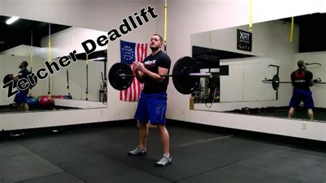 Zercher Deadlift Instructional - YouTube