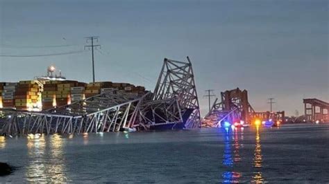 Containership Hits Baltimore Bridge Causing Collapse