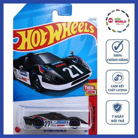 Xe mô hình Hot Wheels basic 67 Ford GT40 Mk IV HTC69 Shopee Việt Nam