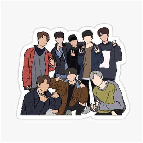 Stray Kids Debut Sticker By Theasianmango In 2021 Kids Stickers Cute