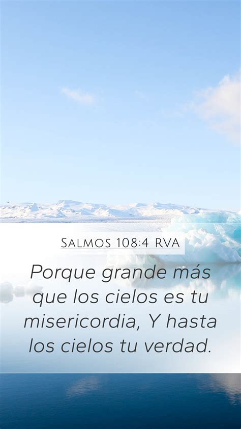 Salmos 108 4 RVA Mobile Phone Wallpaper Porque grande más que los