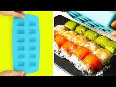 9 Ice Cube Tray Sushi Ideas Sushi Sushi Recipes Recipes