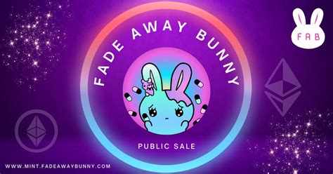 Fade Away Bunny Ethereum NFT PILL MANGA FadeAwayBunny Twitter