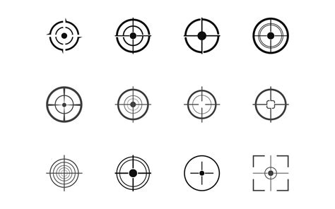 Target Point Symbol Icon Logo Graphic By Nur Design · Creative Fabrica