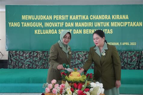 Persit Kck Korcab Rem Pd Ix Udayana Gelar Perayaan Hut Ke