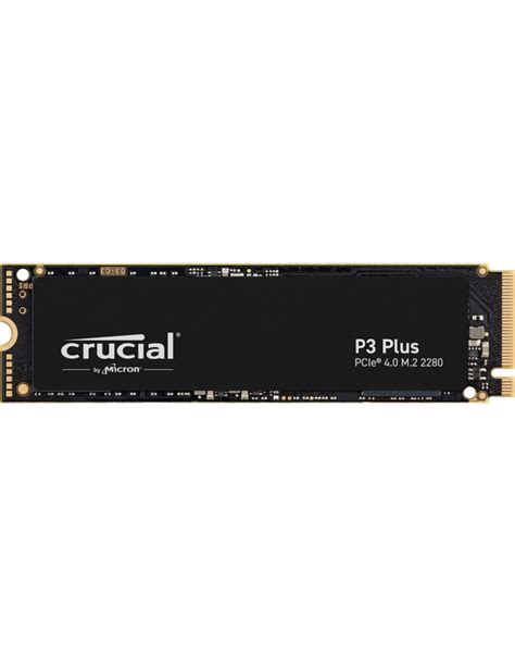 Crucial CT1000P3PSSD8 P3 Plus SSD 1TB PCIe M 2 NVME PCIe 4 0 X4