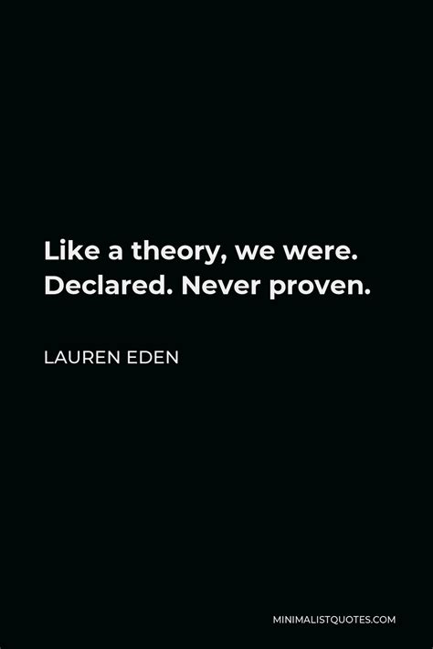 Theory Quotes | Minimalist Quotes