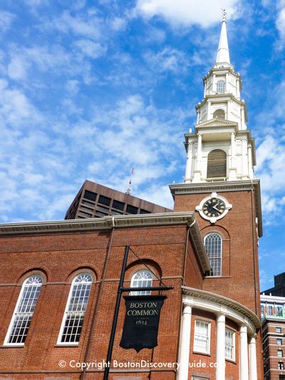 Park Street Church - Freedom Trail - Boston Discovery Guide