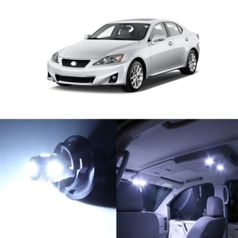 16 X White Led Interior Lights Package For 2006 2013 Lexus Is250 Is350 Tool Ebay