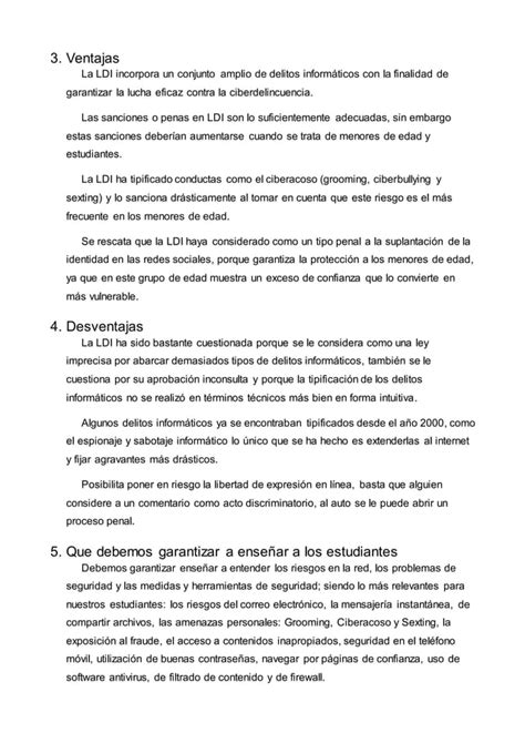 Ley De Delitos Inform Ticos Pdf