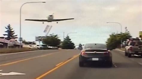 Plane lands on Washington highway: 'I thought "Jesus Christ, he's gonna ...