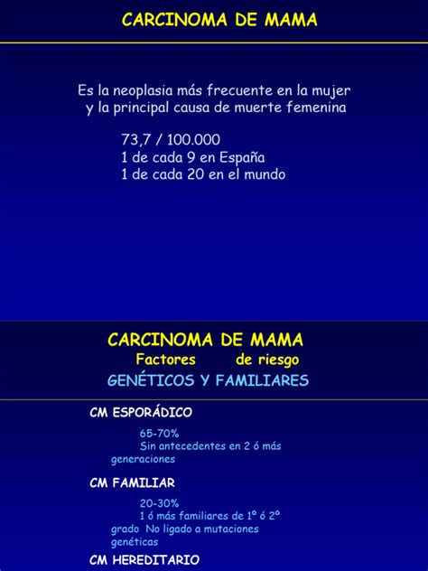 Carcinoma De Mama1 Pdf Cáncer De Mama Especialidades Medicas