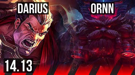 DARIUS Vs ORNN TOP 8 1 0 Godlike 500 Games EUNE Diamond 14