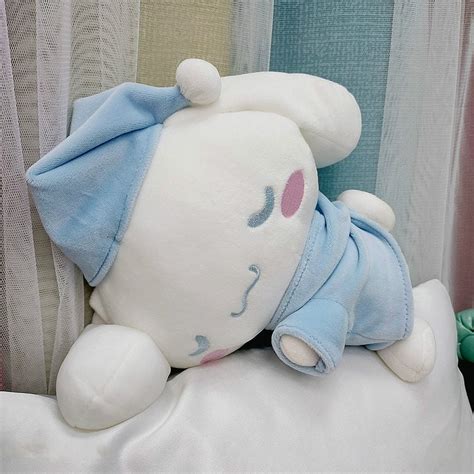 Sleeping Sanrio Cinnamoroll Plush Toys Kawaii Fashion Shop Cute