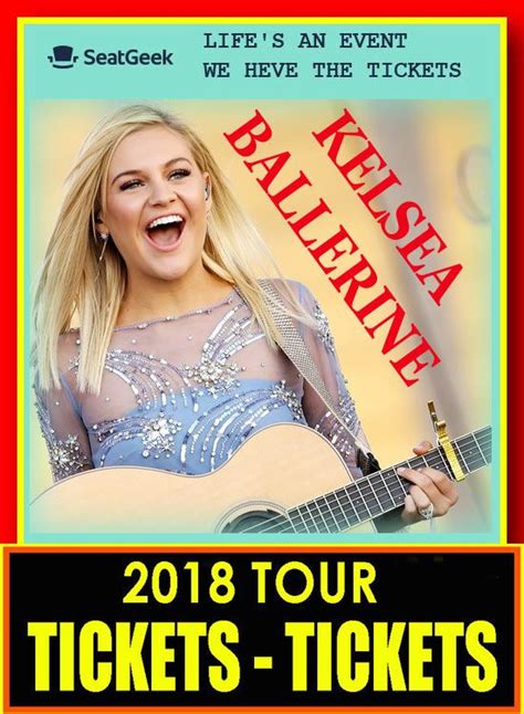 KELSEA BALLERINE The Easiest Way To Buy Concert Tickets Seller