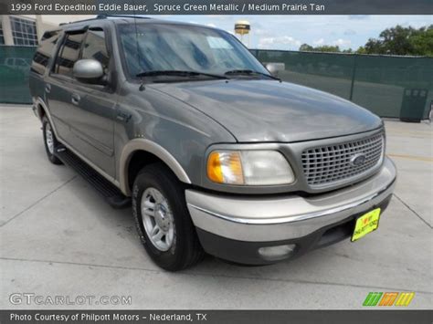 Spruce Green Metallic 1999 Ford Expedition Eddie Bauer Medium Prairie Tan Interior