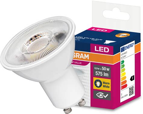 Żarówka Led Halogen Gu10 6 9w 50w 2700k Osram Lvpar16 • Cena