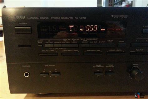 Yamaha Rx V870 Natural Sound Stereo Receiver Rx V870 Wdolby Surround