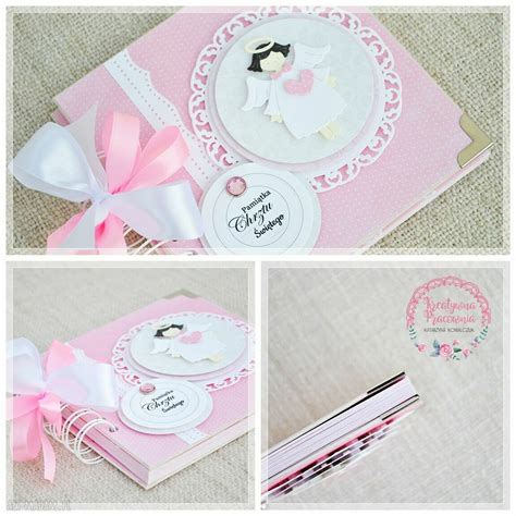 intrygujące scrapbooking albumy album na chrzest