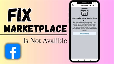 How To Fix Facebook Marketplace Not Available Fix Marketplace Not