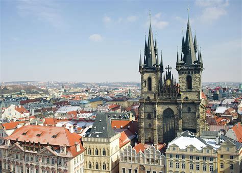 Tyn Church In Prague Old Town Square Photograph By Uygar Ozel Fine