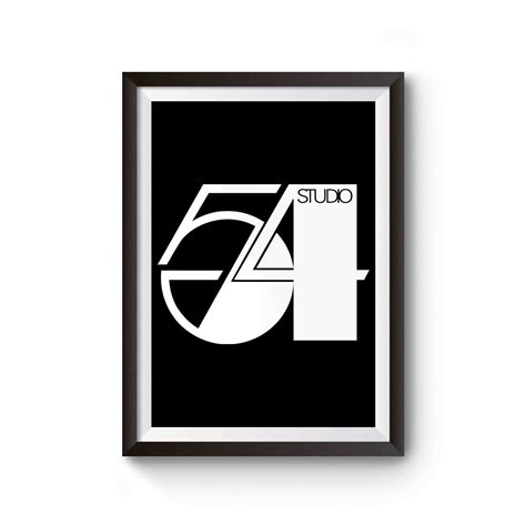 Studio 54 Logo Classic Disco Dance Poster