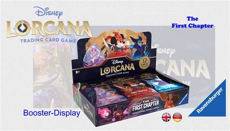 Disney Lorcana Tcg 24 Booster Display Das Erste Kapitel Dtengl