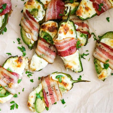 Air Fryer Bacon Wrapped Jalape O Poppers Prepare Nourish