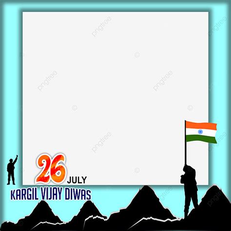 Kargil Vijay Diwas Hd Transparent Kargil Vijay Diwas Blue Twibbon