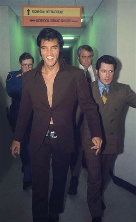 Elvis In July 1969 Attending Barbra Streisands Show At The