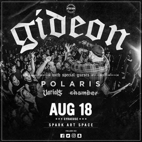 Gideon Tickets 08/18/18