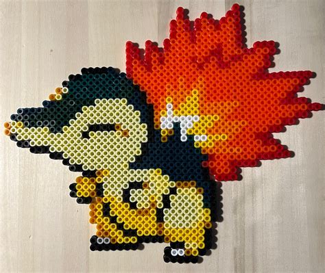 Cyndaquil Perler Bead Etsy