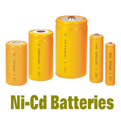 Nicd Battery Packs Aaa Mah Rechargeable Batteries Backup Power