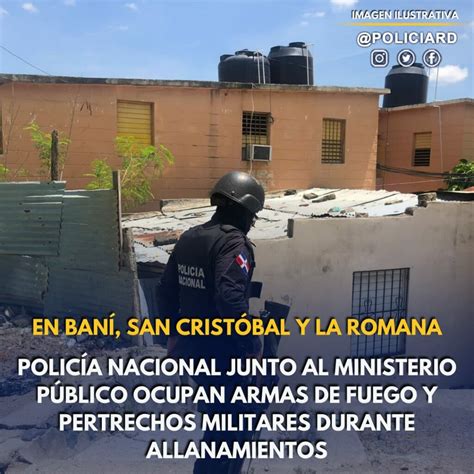 Policía Nacional junto al Ministerio Público ocupan armas de fuego y