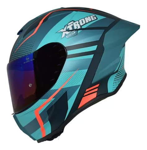 Casco Integral Certificado Para Motociclista Xtrong Xtr820 Meses Sin