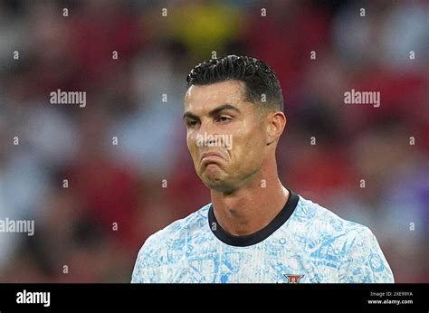 Le Portugais Cristiano Ronaldo Lors Du Match Du Groupe F De L UEFA Euro